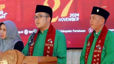 Diusung 4 Parpol, Pasangan Ra Baqir-Taufadi Daftar ke KPU Pamekasan